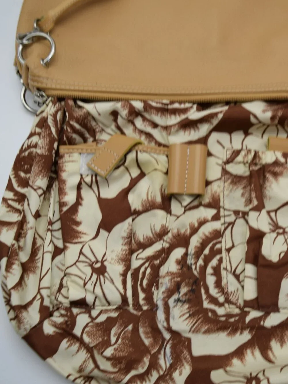 Maxx New York Purse Caramel Tan Leather Hobo Large Shoulder Double Strap Handbag